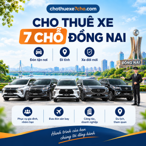 Cho Thuê Xe 7 Chỗ Đồng Nai Có Tài Xế – Xe Riêng Đón Tận Nơi